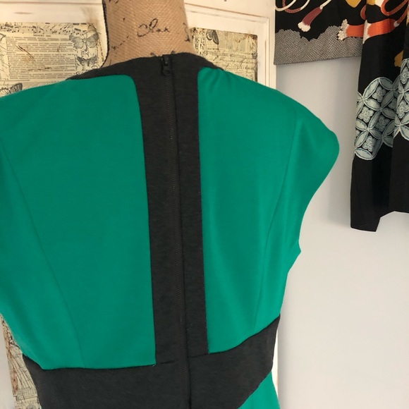 Narcisco Rodriguez for Design Nation Green Colorblock Dress Sz XL NWT - Picture 13 of 16